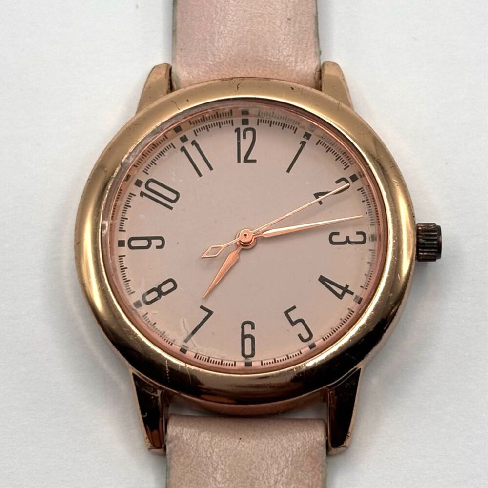 Gold & Pink Analog Watch - Picture 2 of 4